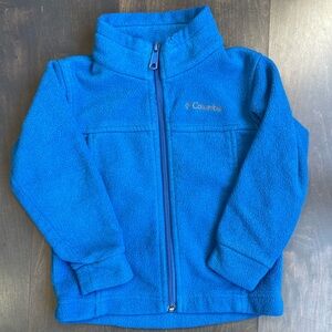 Columbia Toddler Boys Size 3T Vibrant Blue Fleece Jacket